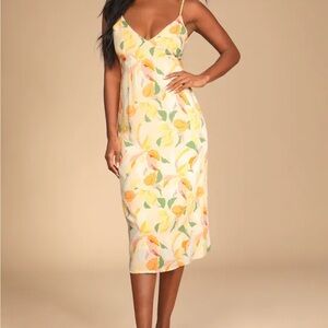 Strappy floral dress